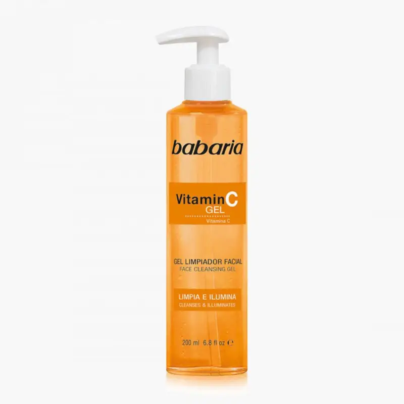 BABARIA VITAMIN-C GEL FACIAL LIMPIADOR 200ML