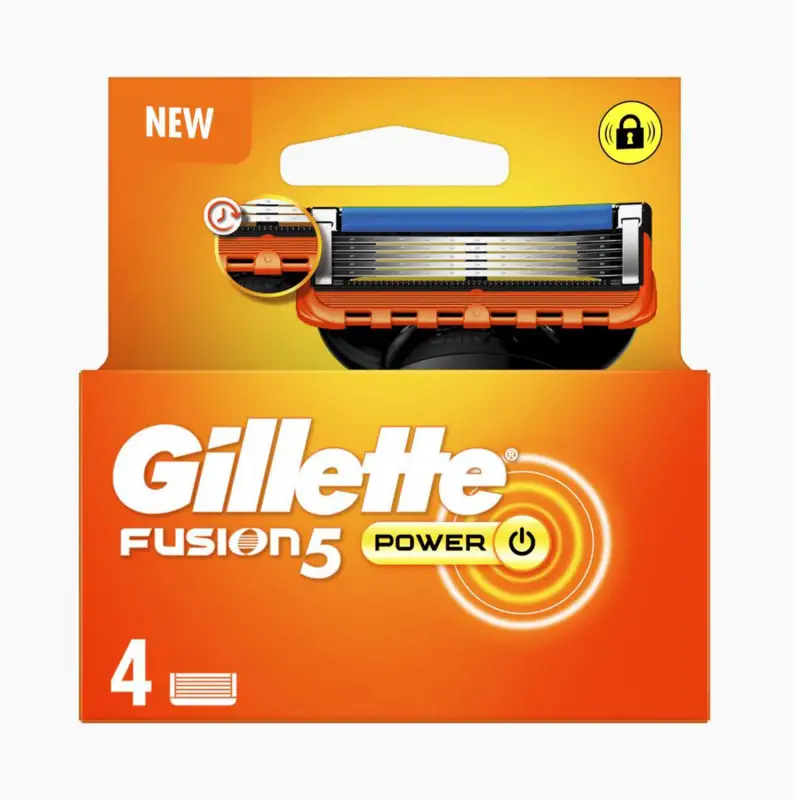 GILLETTE FUSION 5 POWER CUCHILLA RECAMBIO PACK 4U
