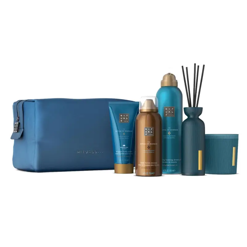 RTUALS THE RITUAL OF HAMMAN ESPUMA LOCION CORPORAL 200ML + CREMA CORPORAL 1U + GEL DE BAÑO 200ML + VELA 1U + MIKADO PACK RTUALS THE RITUAL OF HAMMAN ESPUMA LOCION CORPORAL 200ML + CREMA CORPORAL 1U + GEL DE BAÑO 200ML + VELA 1U + MIKADO PACK