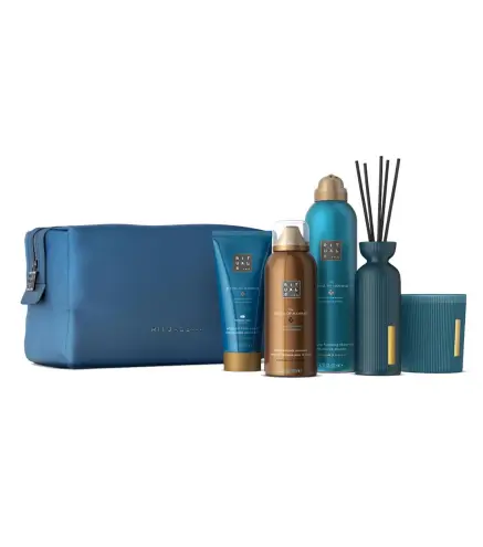 RTUALS THE RITUAL OF HAMMAN ESPUMA LOCION CORPORAL 200ML + CREMA CORPORAL 1U + GEL DE BAÑO 200ML + VELA 1U + MIKADO PACK