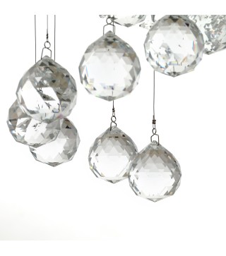 Lámpara de Techo de Cristal