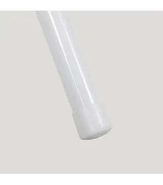 Juego de 2 Sillas Abatibles con Respaldo y Estructura de Acero para Oficina Estudio 45x46x78 cm Blanco