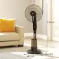 Ventilador Nebulizador de 3 Velocidades con Temporizador 3 Modos y Depósito 3,2L 44,5x38,5x120 cm Negro