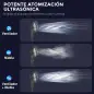 Ventilador Nebulizador de 3 Velocidades con Temporizador 3 Modos y Depósito 3,2L 44,5x38,5x120 cm Negro