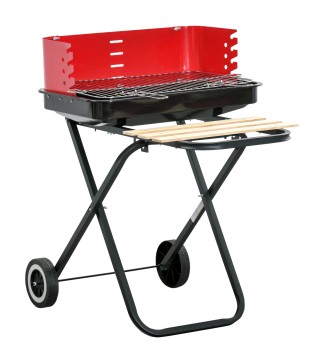 Barbacoa Plegable con Ruedas
