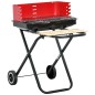 Barbacoa Plegable con Ruedas Barbacoa Plegable con Ruedas