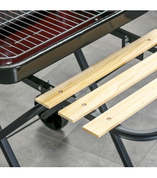 Barbacoa Plegable con Ruedas