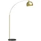 Lámpara de Pie Arco Moderna 40 W con Altura y Longitud Ajustable con Interruptor de Pie 110-115x35x170-180 cm Dorado Lámpara de Pie Arco Moderna 40 W con Altura y Longitud Ajustable con Interruptor de Pie 110-115x35x170-180 cm Dorado