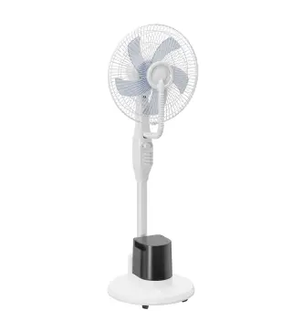 Ventilador Nebulizador 90W Oscilación de 70° 3 Velocidades 5 Aspas Depósito de Agua de 3,5L 5 Ruedas Blanco