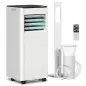 Aire Acondicionado Portátil 9000 BTU 4 en 1 Enfriamiento Deshumidificador Ventilador Temporizador para 28 m² Blanco Aire Acondicionado Portátil 9000 BTU 4 en 1 Enfriamiento Deshumidificador Ventilador Temporizador para 28 m² Blanco