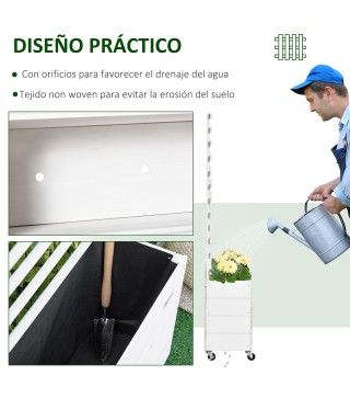 Jardinera con Enrejado