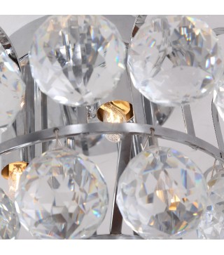 Lámpara de Techo de Cristal