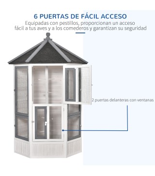 Pajarera de Madera