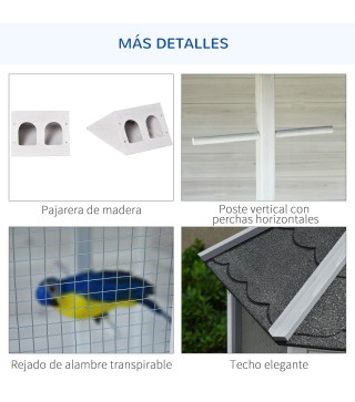 Pajarera de Madera
