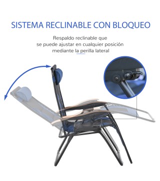 Tumbona Plegable