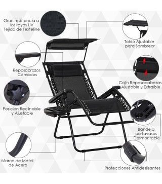 Tumbona Plegable