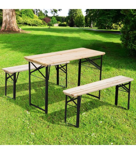 Conjunto de Mesa y Bancos
