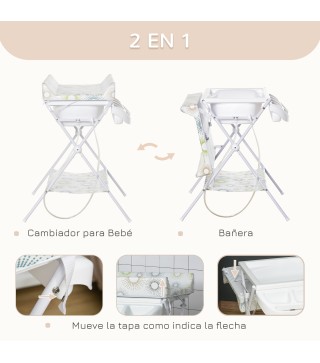 Cambiador y Bañera de Bebé
