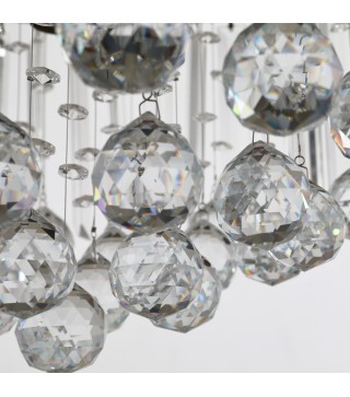 Lámpara de Techo de Cristal