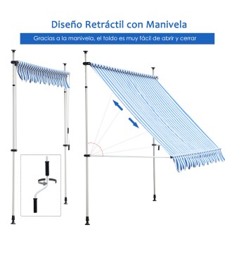 Toldo Desmontable para Balcones