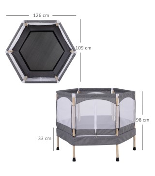 Trampolín con Red de Seguridad