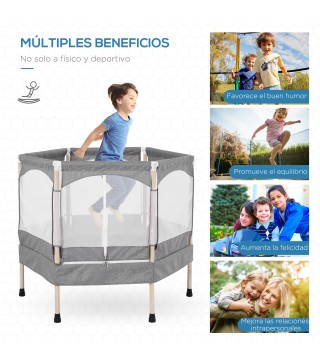 Trampolín con Red de Seguridad