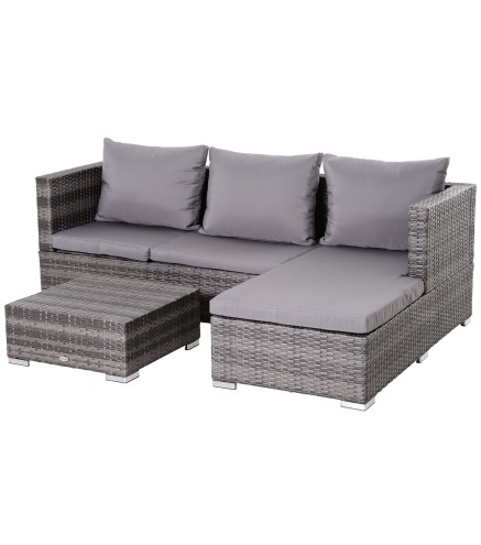 Conjunto de Sofás de Ratán