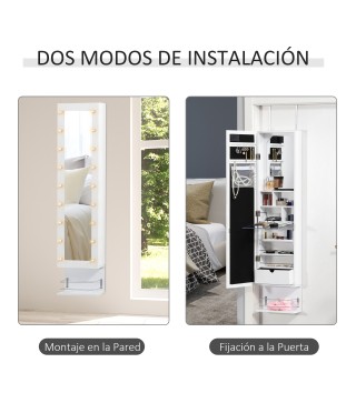 Espejo Joyero de Pared