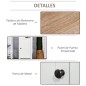 Armario Alto para Baño
