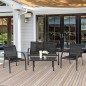 Conjunto de Jardín de 4 Piezas Conjunto de Jardín de 4 Piezas