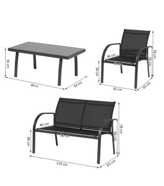 Conjunto de Jardín de 4 Piezas