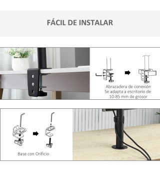 Soporte Monitor Doble