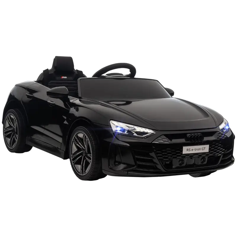 Coche Eléctrico para Niños de +3 Años AUDI RS e-tron GT Coche de Batería con Mando a Distancia 103x58x41 cm Negro