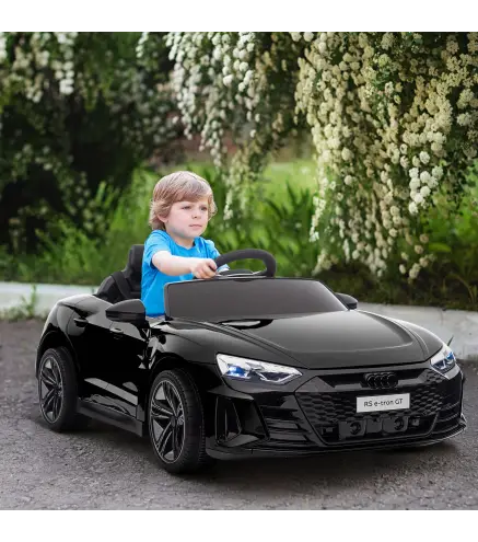 Coche Eléctrico para Niños de +3 Años AUDI RS e-tron GT Coche de Batería con Mando a Distancia 103x58x41 cm Negro