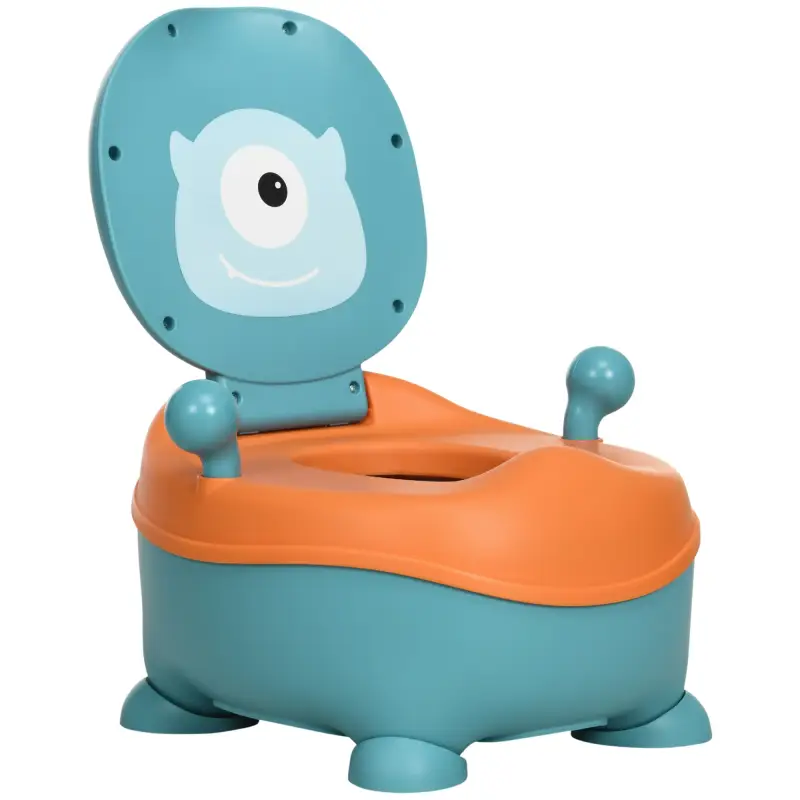 Orinal para Bebé de 6-36 Meses Orinal Infantil en Forma de Alien Tapa Estructura Antideslizante 35,6x35,7x22,2 cm Azul Orinal para Bebé de 6-36 Meses Orinal Infantil en Forma de Alien Tapa Estructura Antideslizante 35,6x35,7x22,2 cm Azul