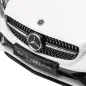 Coche Eléctrico Mercedes SLC 300 12V para Niños de 3-6 Años con Mando a Distancia Faros LED Bocina 107x62,5x44 cm Blanco