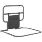 Barandilla de Cama Adulto Asidero para la Cama Plegable con Bolsillo de Almacenamiento 61x66x55 cm Gris