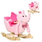 Caballito Balancín con Ruedas Forma de Elefante Caballo Balancín para Bebés de +18 Meses con Músicas 60x35x45 cm Rosa Caballito Balancín con Ruedas Forma de Elefante Caballo Balancín para Bebés de +18 Meses con Músicas 60x35x45 cm Rosa
