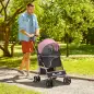Carrito para Perros Pequeños 3 en 1 con Vagón Desmontable Cesta de Almacenaje Correas de Seguridad y Cojín Rosa Carrito para Perros Pequeños 3 en 1 con Vagón Desmontable Cesta de Almacenaje Correas de Seguridad y Cojín Rosa