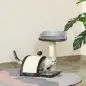 Árbol Rascador para Gatos Pequeños Altura 46 cm con Poste Tablero para Rascar Plataformas y Bola 35,5x37x46 cm Gris Árbol Rascador para Gatos Pequeños Altura 46 cm con Poste Tablero para Rascar Plataformas y Bola 35,5x37x46 cm Gris
