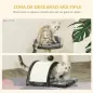 Árbol Rascador para Gatos Pequeños Altura 46 cm con Poste Tablero para Rascar Plataformas y Bola 35,5x37x46 cm Gris Árbol Rascador para Gatos Pequeños Altura 46 cm con Poste Tablero para Rascar Plataformas y Bola 35,5x37x46 cm Gris