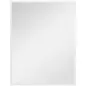 Espejo Rectangular de Baño 70x90 cm Espejo de Pared Decorativo para Salón Entrada Pasillo Horizontal o Vertical Blanco