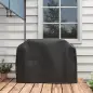Funda para Barbacoa Rectangular de Tela Oxford 420D Anti-UV Impermeable con Cordón de Sujeción 124x61x91 cm Negro