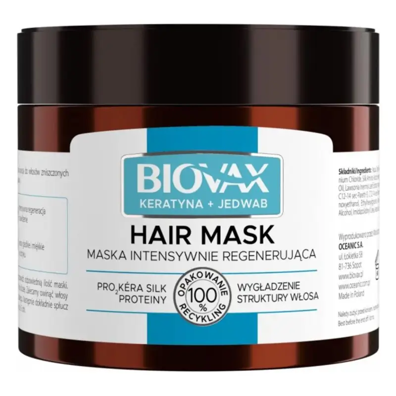 BIOTICA BIOVAX KERATINA HAIR MASK 250ML