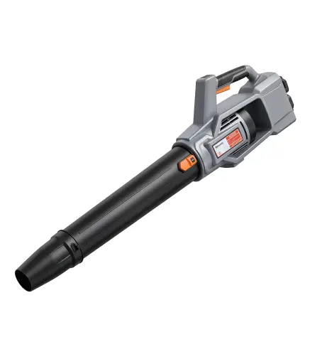 Soplador de Hojas Sin Cable 36V con 2 Baterías de 4.0Ah y Cargador Motor sin Escobillas 1000W 3 Velocidades Gris Claro