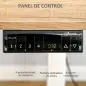 Escritorio Eléctrico con Altura Ajustable y 4 Teclas de Memoria para Oficina Hogar 140x70x72-116 cm Blanco y Natural