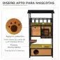 Caseta para Gatos de Madera 75,5x75x137 cm con Techo Asfáltico Plataformas para Interior y Exterior Natural Caseta para Gatos de Madera 75,5x75x137 cm con Techo Asfáltico Plataformas para Interior y Exterior Natural