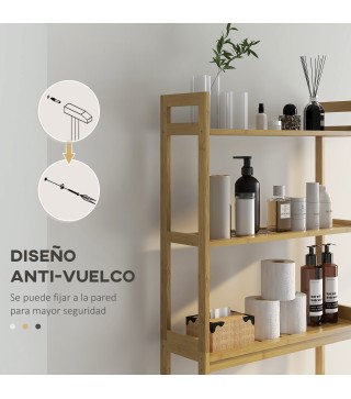 Estantería sobre Inodoro