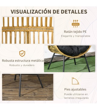 Sillón de Ratán