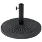 Base para Sombrilla de Jardín Peso Neto 14 kg Soporte de Parasol Apto para Postes de 35mm/38mm/48mm Rellena de Cemento Metal par